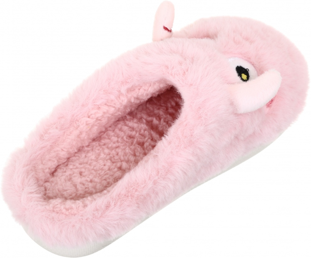 Тапочки для девочек HW Бегемотик р.28-29 розовый NULL