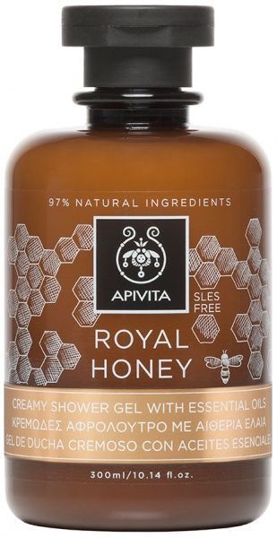 Гель для душу Apivita Royal honey з ефірними оліями 300 мл