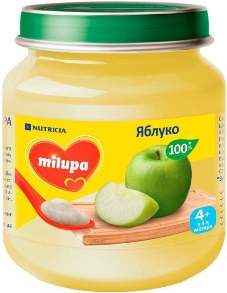 Пюре Milupa Яблуко 125 г 8591119003812 