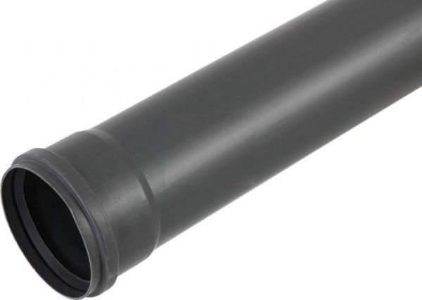 Труба каналізаційна ПВХ з розтрубом 110х2000