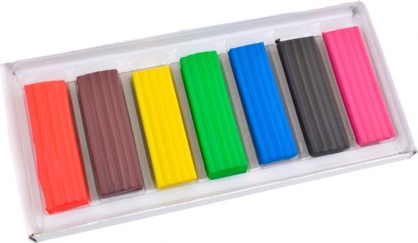 Пластилин восковой 7 цветов (м) YES