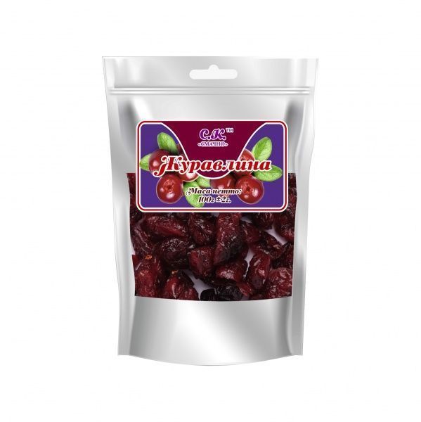 Клюква Смачно сушеная 100 г 