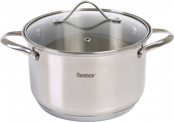 Каструля Tradition 3,6 л зі скляною кришкою Flamberg