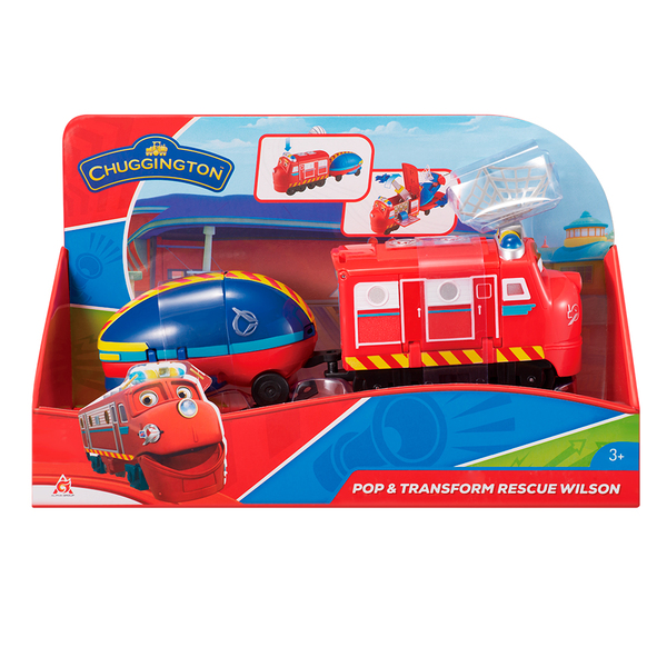 Паровозик Chuggington Вілсон з причепом «Грай і трансформуй» EU890201