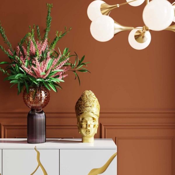 Ваза KARE Design Marvelous Duo 31 см желто-фиолетовая 