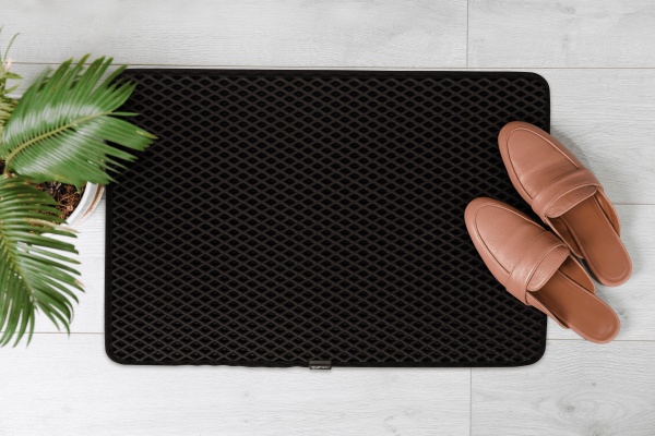 Коврик EVAtech Home ромб черный 40x60 см (KD43289KD1RBB)