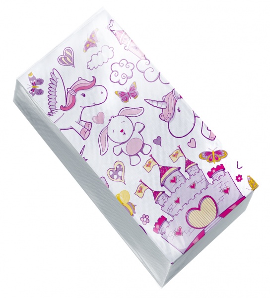 Салфетки столовые Альбатрос Єдиноріг 33х33 см 25 шт.