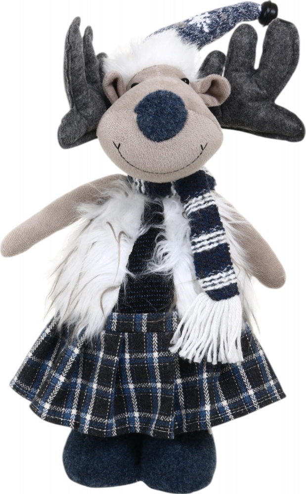 Декорация новогодняя Лось который стоит в ассортименте AG23276AB 42 см