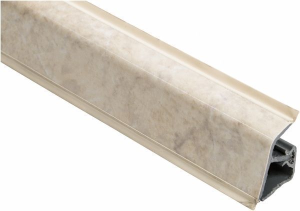 Плінтус LuxeForm для стільниці L213 4200x25 мм мармур бежевий