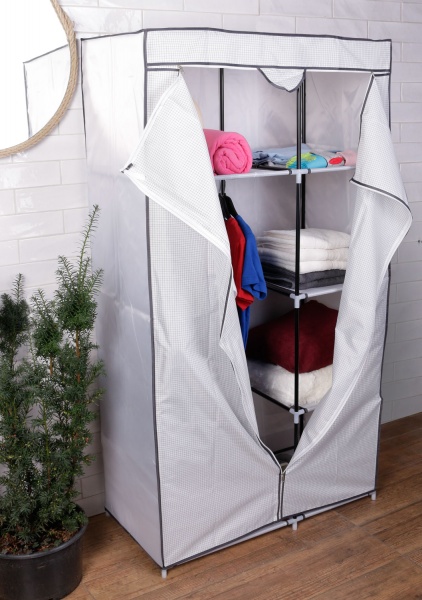 Тканинна шафа Kare 160х88х45 см біла 1600х880х450 мм білий 