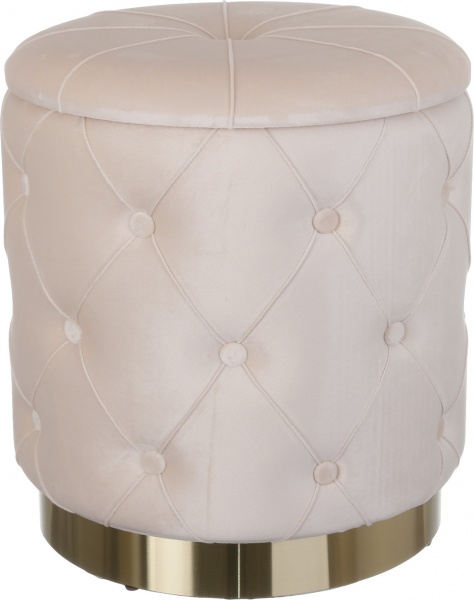 Сундук-пуф Louis бежевый 40х40х44 см 