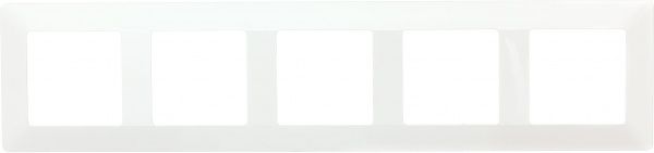 Рамка п'ятимісна Legrand Life універсальна білий 754005