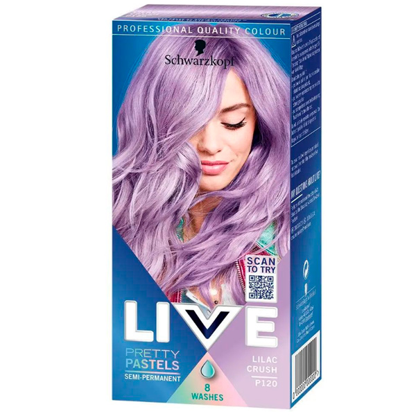 Фарба для волосся LIVE Color+Lift P120 Бузкова ніжність 65 мл