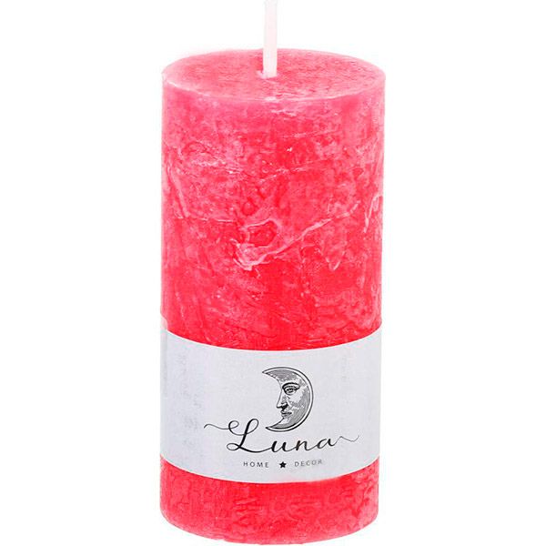 Свеча Цилиндр красная С-05 50х100 Luna Candy Light