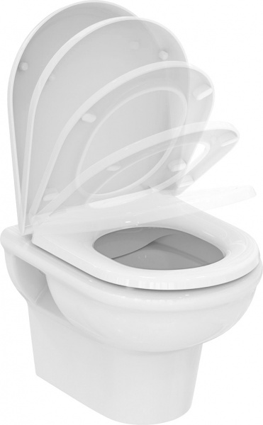 Унитаз подвесной Ideal Standard Exacto Rimless с сидением Soft Close