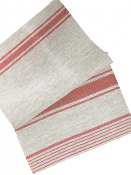Полотенце кухонное Бремен 45x70 см Галерея льна серо-красный 