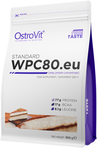 Протеин Ostrovit Standard WPC80.eu тирамису 0,9 кг 