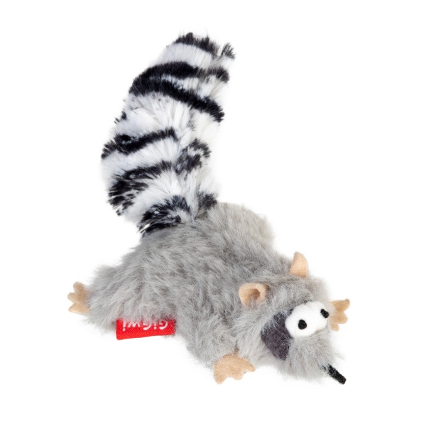 Игрушка для котов GiGwi Енот с кошачей мятой Catch&scratch 8 см