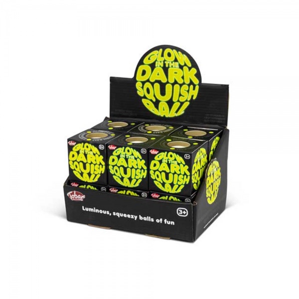 Іграшка-антистрес Tobar Скранчемс люмінісцентний м'ячик 38439