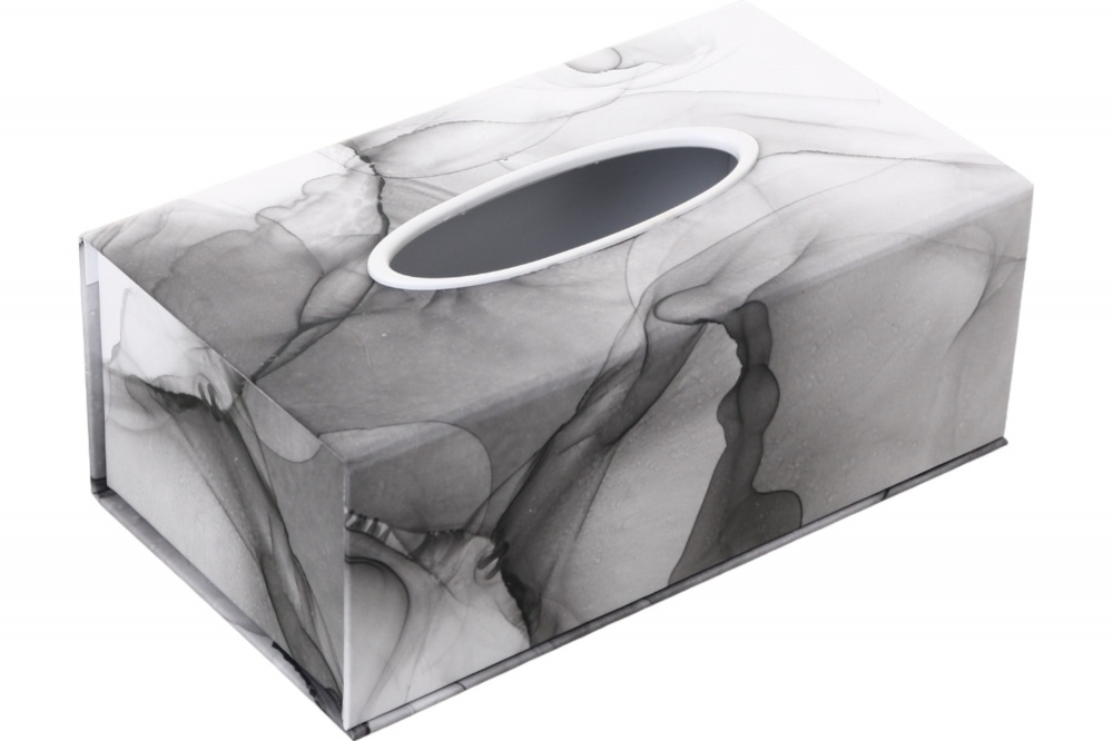 Серветниця декоративна Luna сірий мармур (202х108х75)