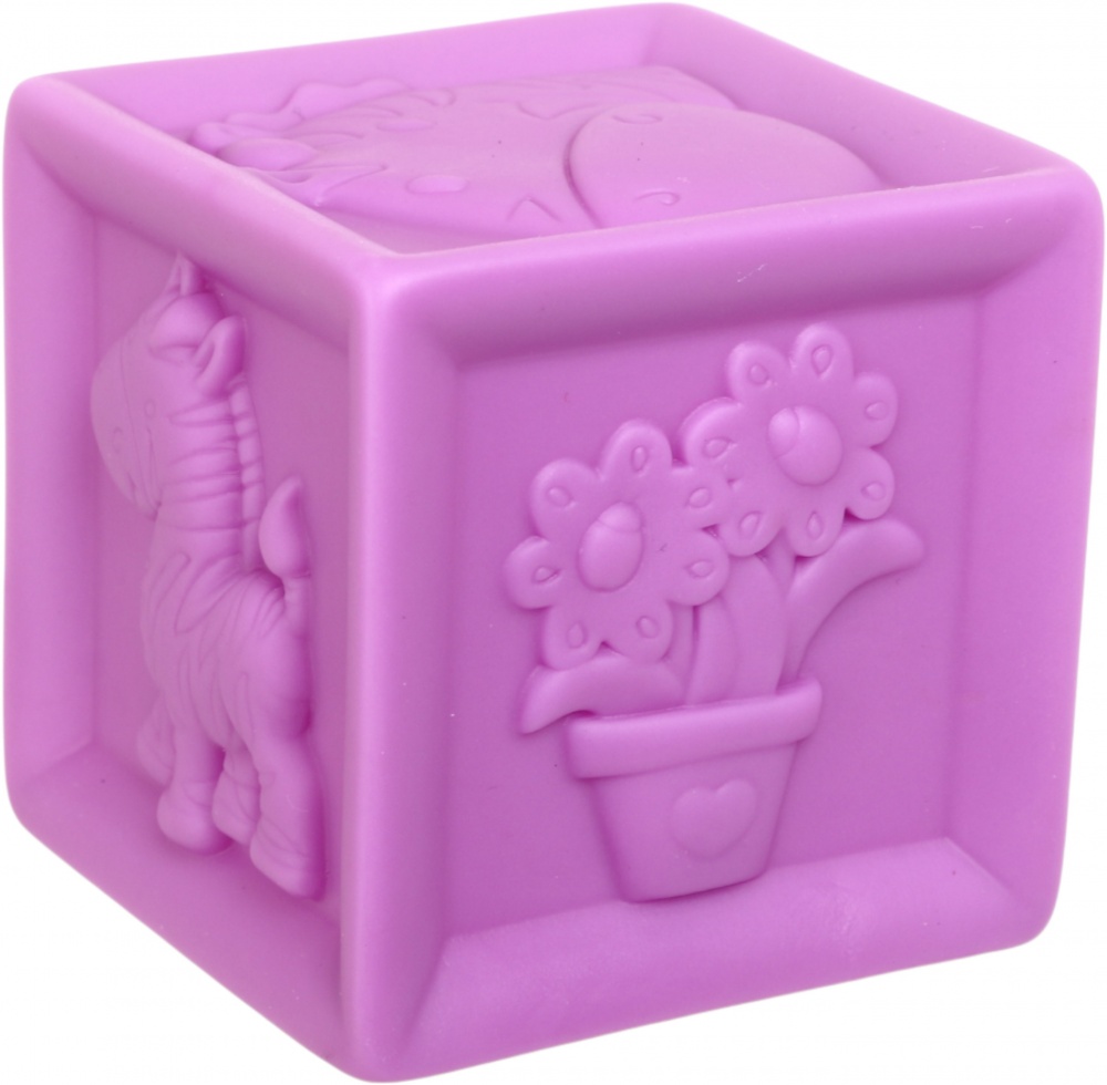 Набір іграшок для купання Jia Cheng кубики текстурні барвисті 6 шт. OTG0975515