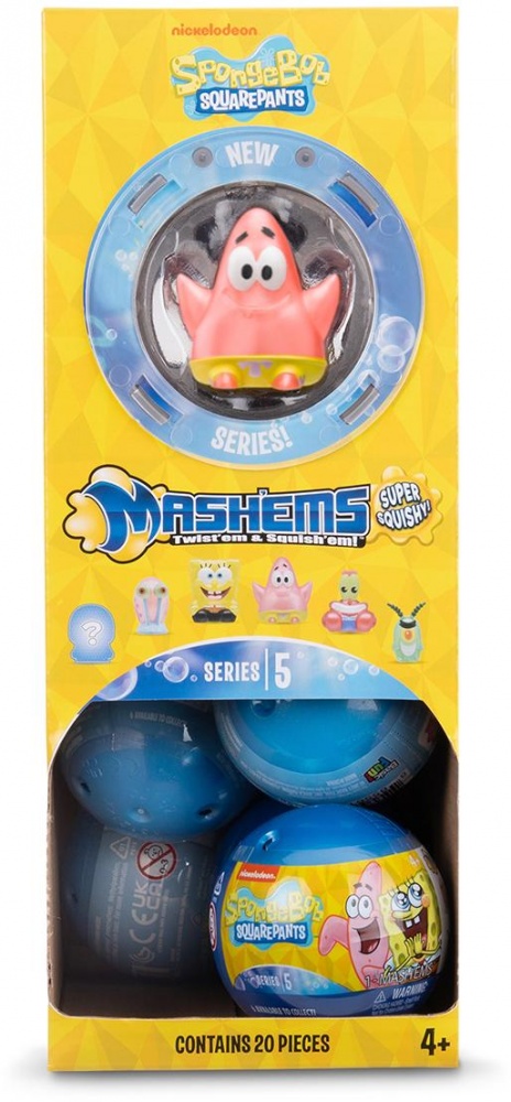 Игровая фигурка-сюрприз Mash'ems S5 Губка Боб Квадратные штаны 53715