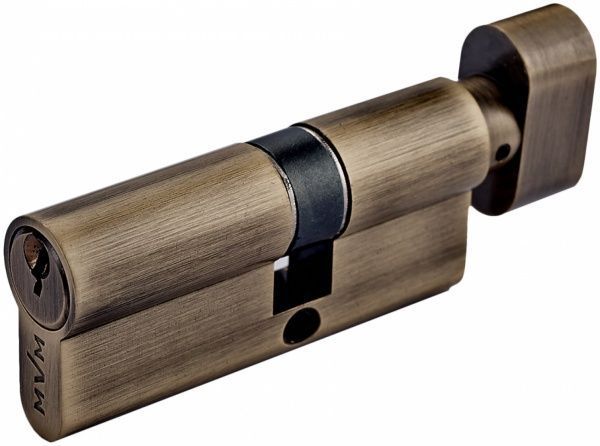 Циліндр MVM Р6Е 40x30 ключ-вороток 70 мм стара бронза