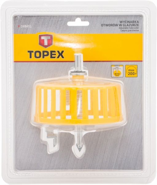 Свердло для плитки Topex 20-100 мм 16B451