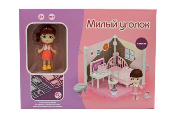 Ігровий набір Funky Toys Затишний куточок. Спальня з лялькою FT3105 
