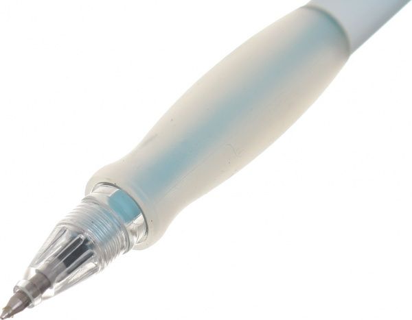 Ручка гелевая с вставкой для пальцев Голубое омбре 2 
