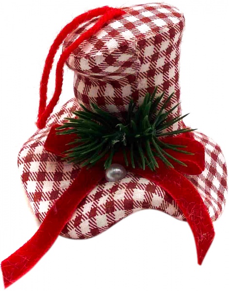 Подвеска Dalian Everglory шляпа 8 см красный LX2021-0101