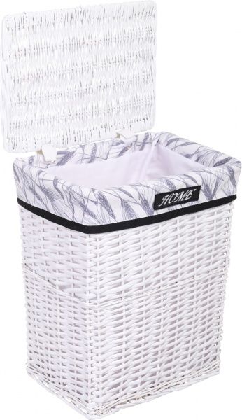 Кошик плетений Tony Bridge Basket з текстилем 37х27х48 см HQN20-2AB-2 