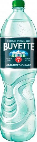 Вода минеральная Buvette №7 сильногазированная 1,5 л 