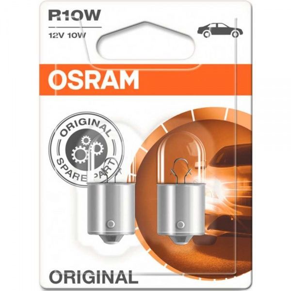Лампа галогенна Osram Original Line (5008-02B) R10W BA15S 12В 10 Вт 2 шт.
