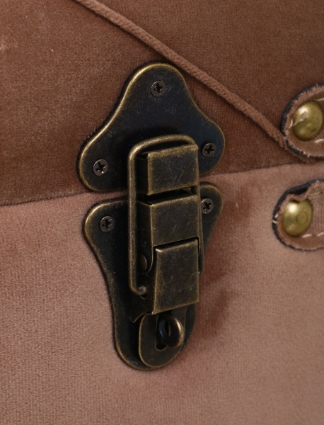 Скриня-пуф Велюр латте 50х25х23 см 