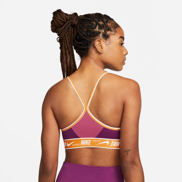 Бра Nike W NK DF INDY LOGO BRA DM0560-610 р.L темно-фіолетовий
