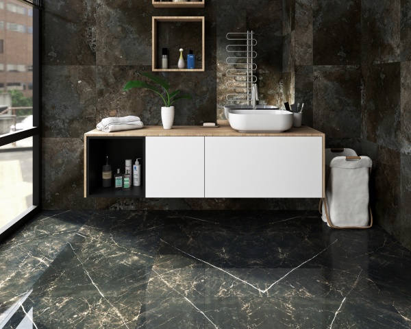 Плитка EcoCeramic VERDI NEGRO 60х120 