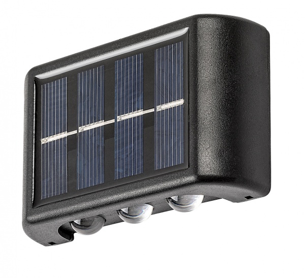 Світильник на сонячній батареї Rabalux Kangton 10 Вт IP44 чорний 77024 