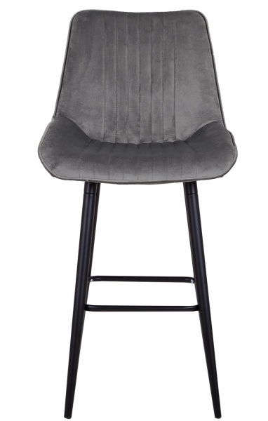 Стул барный Nowy Styl NICOLE III HN HOKER BLACK (BOX-1) (CH) PUMA-03 светло-серый 