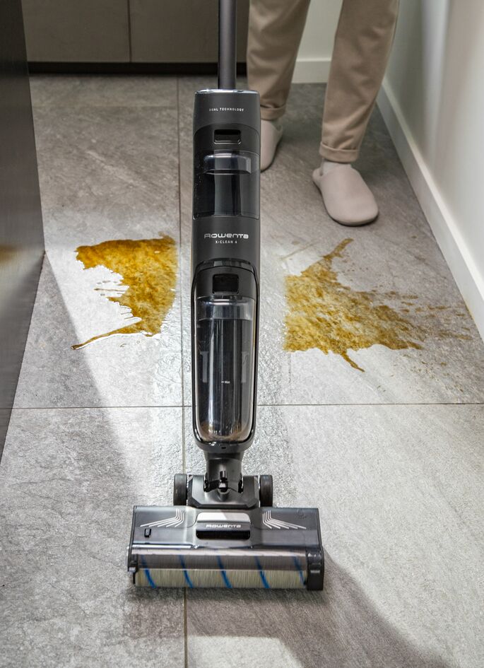 Пылесос моющий Rowenta X-CLEAN 4 GZ5037WO grey