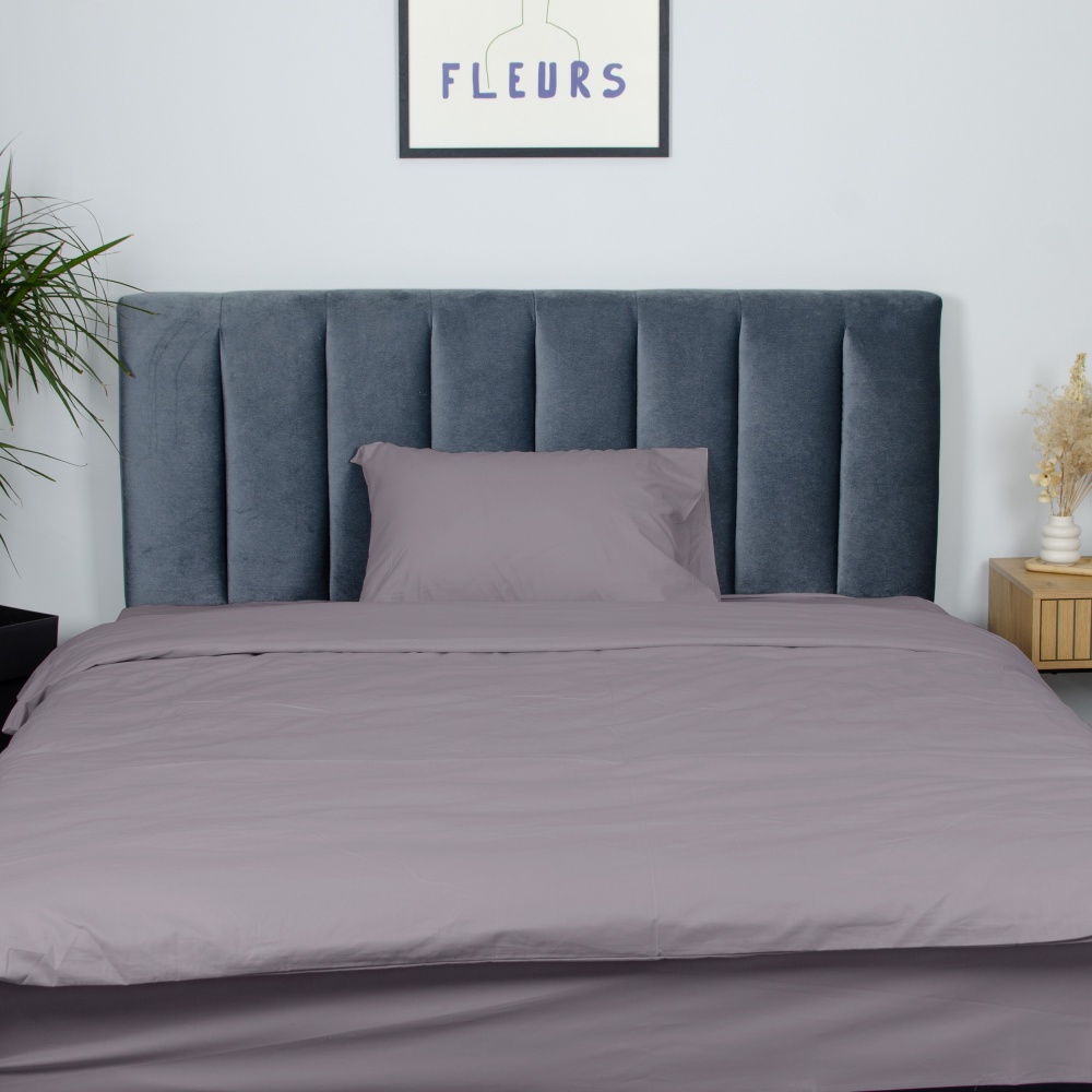 Простынь Моно 160x220 см тауп