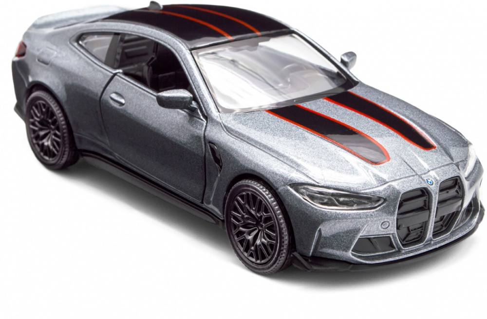 Автомодель TechnoDrive 1:43 BMW M4 CSL 2023 сірий 250436U