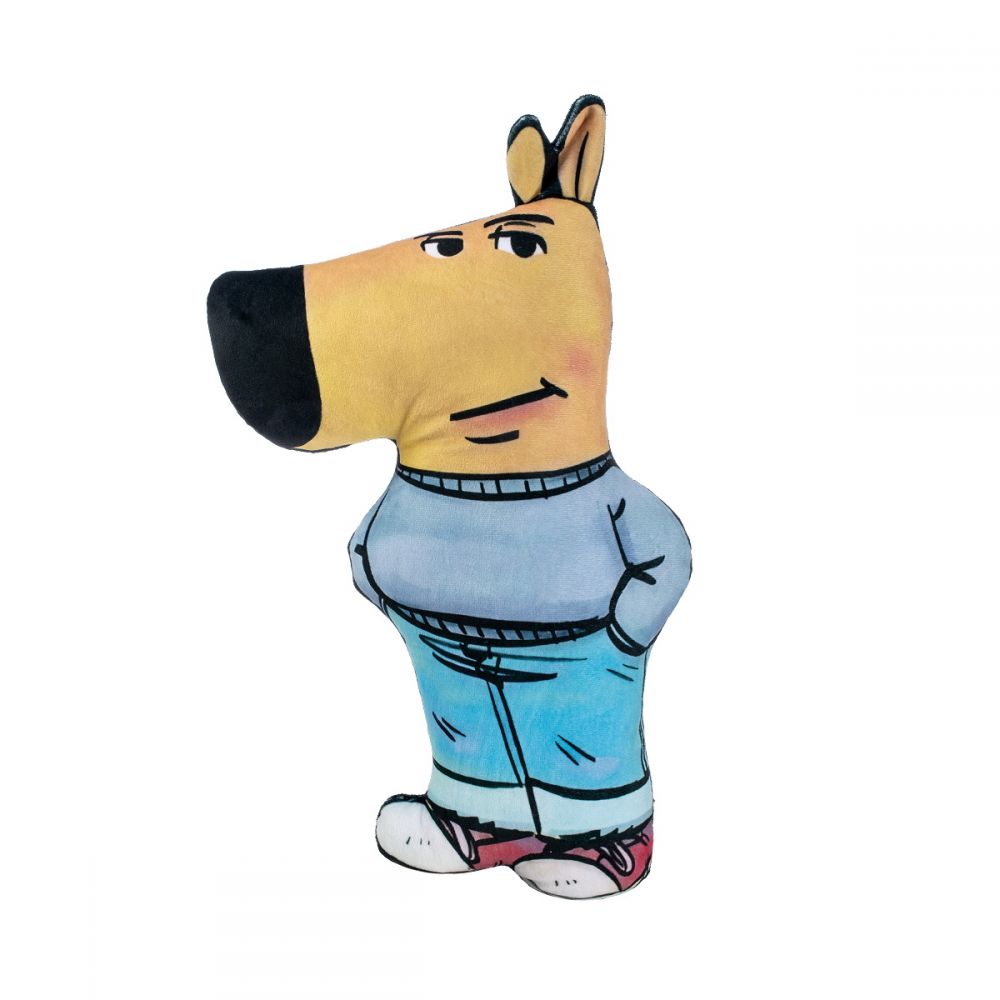 Мягкая игрушка подарочная INKATOYS Чилловый парень 42 см с принтом SPPA2_SU