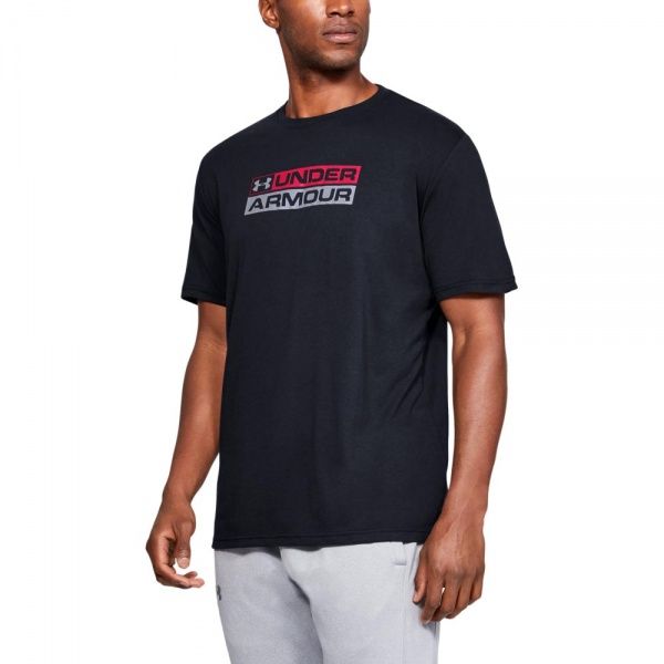Футболка Under Armour UA GL Wordmark SS T 1326850-001 M черный
