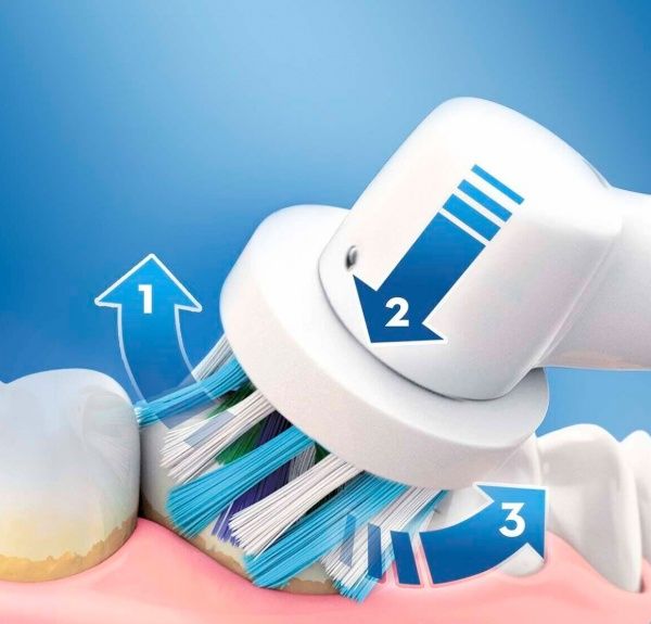 Электрическая зубная щетка Oral-B Vitality D100 Pro 3D White