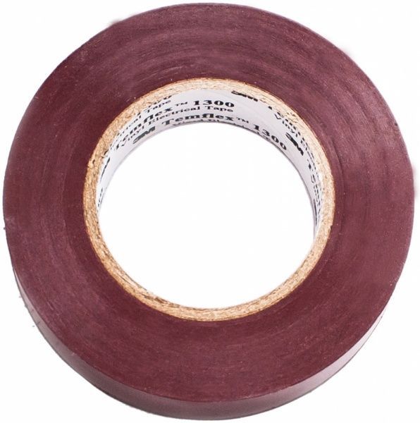 Изолента 3M 19 мм 20 м коричневая ПВХ 1300(1920)