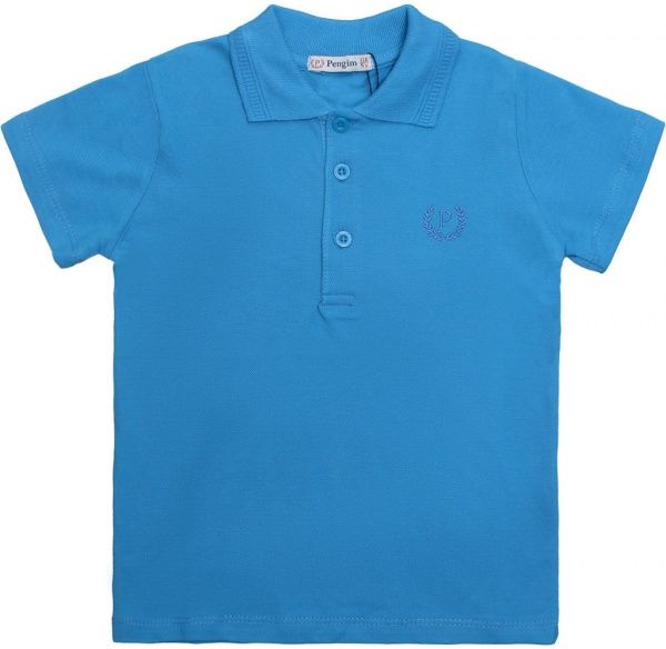 Поло р.116 блакитний