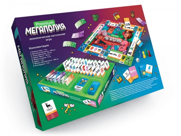 Гра настільна Danko Toys Мегаполія G-MP-01-01U