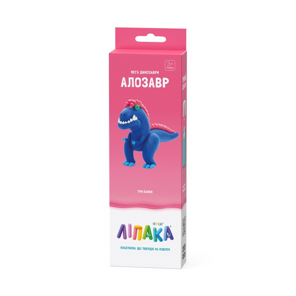 Набор для лепки Lipaka самозатвердевающий пластилин ЛИПАКА – Аллозавр 30078-UA01