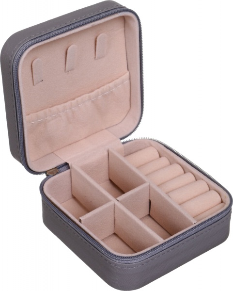 Скринька для прикрас Royal tiny 10х10х5 cм сіра